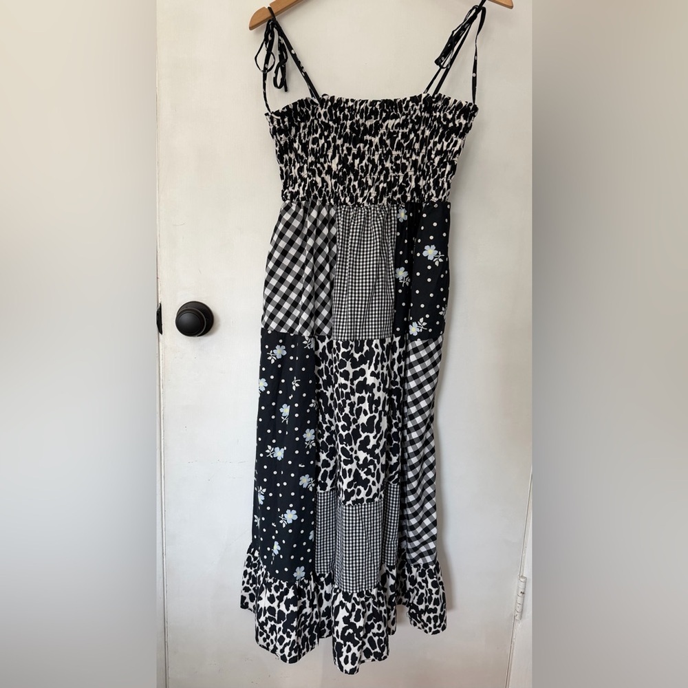 Sandy Liang x Target Patchwork Midi Dress - Picture 3 of 4